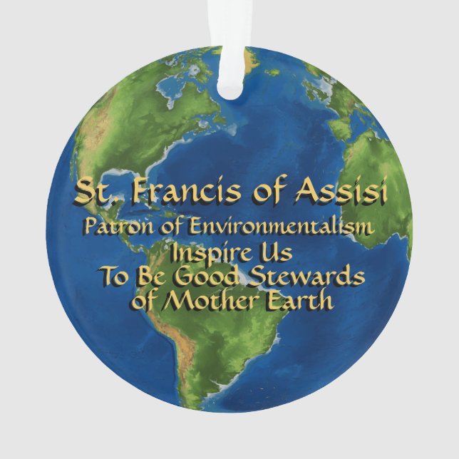 World Environment Day & St Francis of Assisi Ornament (Back)