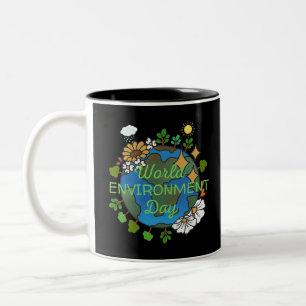 World Environment Day Two-Tone Coffee Mug