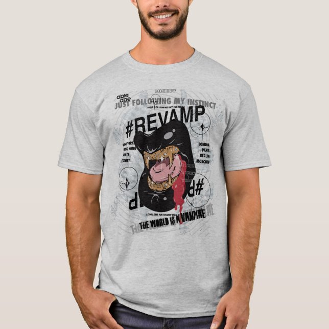 WORLD EST UN T-shirt VAMPIRE (Devant)