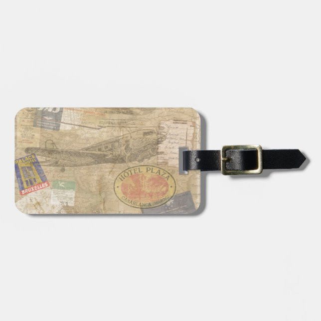 World Explorer Gear Luggage Tag (Front Horizontal)