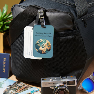 World Explorer's Globe Luggage Tag