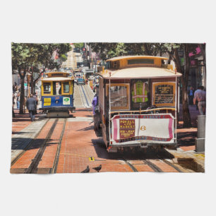 World Famous Cable Cars Kitchen Towel