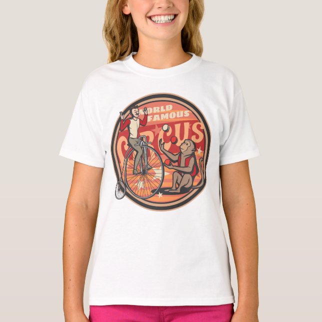 World Famous Circus Monkey malabarist T-Shirt (Front)