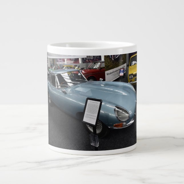 world famous jaguar e-type mug (Front)