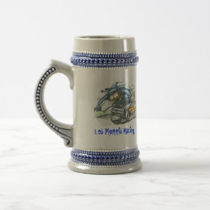 World Famous Les Morris Racing Beer Mug