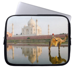 World famous Taj Mahal temple burial site at Laptop Sleeve