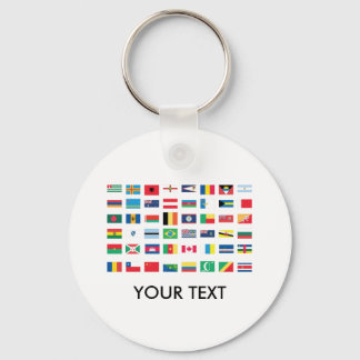 World Flag Keychains