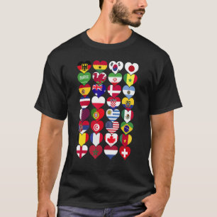 World Flags  Countries of the World International T-Shirt