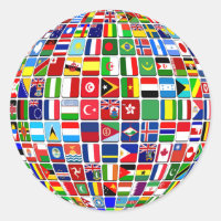 World Flags Globe, International,