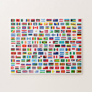 World flags jigsaw puzzle