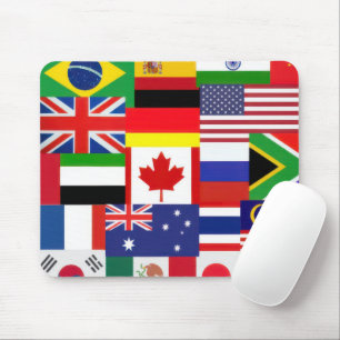 World Flags Mouse Pad