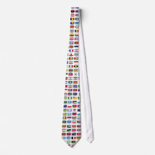 World Flags Tie