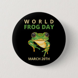 World Frog Day 2 Inch Round Button