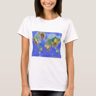 World Geographic International Map T-Shirt