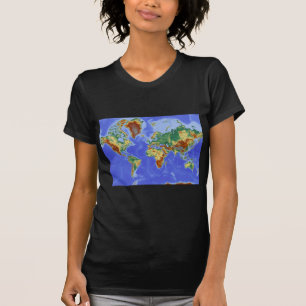 World Geographic International Map T-Shirt