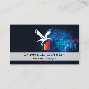 World Global   Finance Markets Business Card