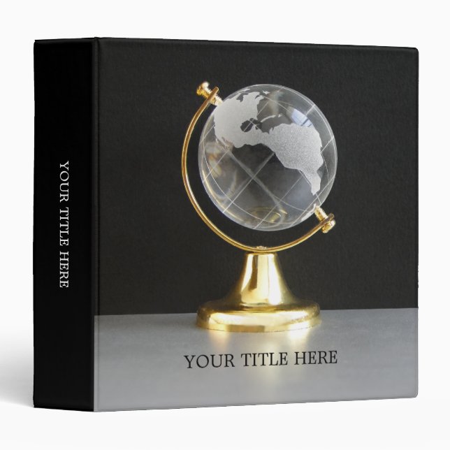 World Globe binder (Front/Spine)