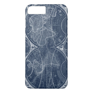 World Globes Blueprint Case-Mate iPhone Case