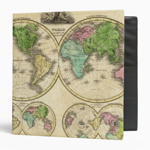 World Globular Projection Binder