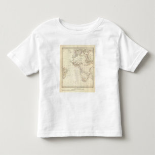 World, gnomonic proj I Africa and south Europe Toddler T-shirt