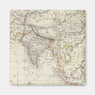 World, gnomonic proj IV Asia Magnet
