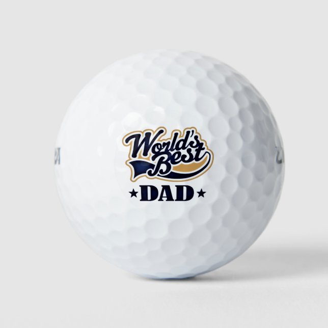 World Greatest Dad Golf Balls (Front)