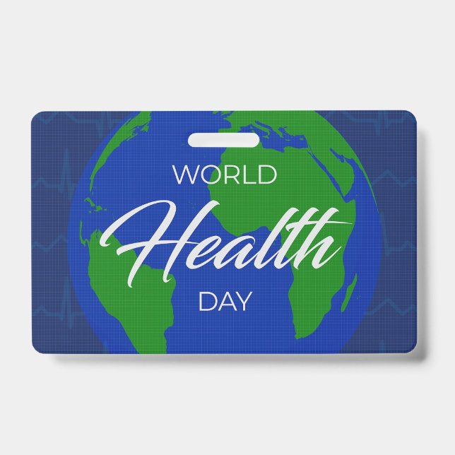 World Health Day Badge (Front)