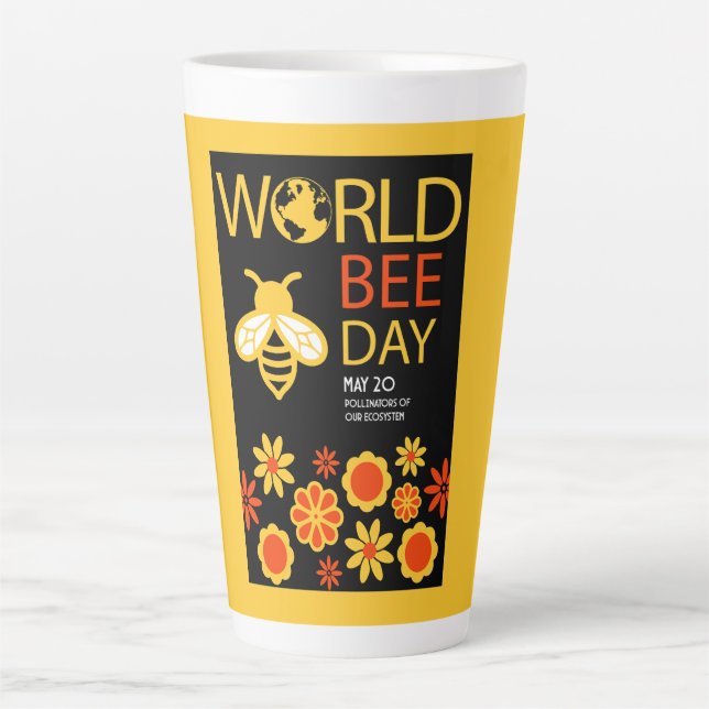 World Honey Day May 20 Latte Mug (Front)