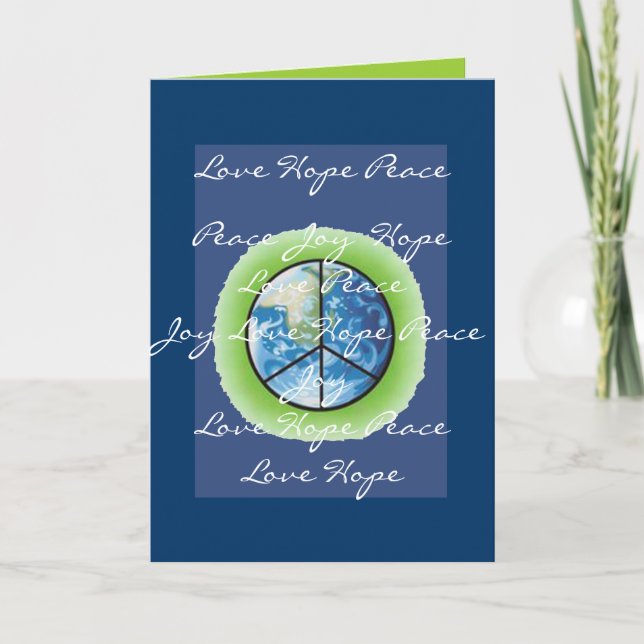 World Hope for Peace and Love Christmas Card (Front)