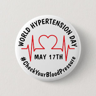 World Hypertension Day 2 Inch Round Button