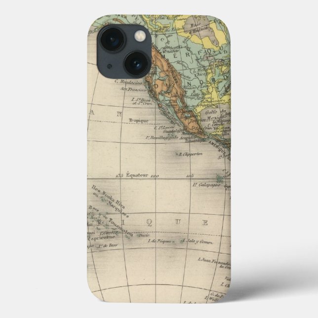 World hypsometric maps Case-Mate iPhone case (Back)