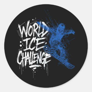 World Ice Challenge Classic Round Sticker
