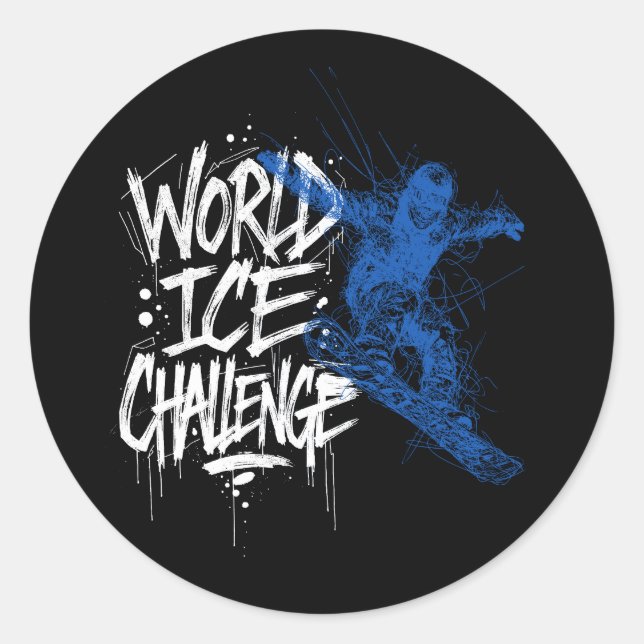 World Ice Challenge Classic Round Sticker (Front)
