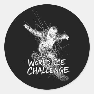 World Ice Challenge Classic Round Sticker