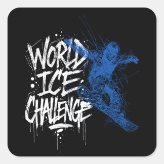 World Ice Challenge Square Sticker