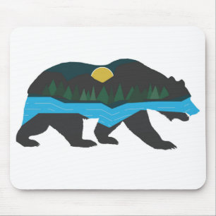 World in a Bear Mouse Pad