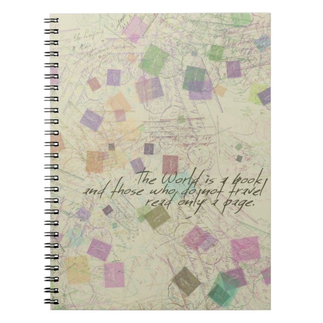 World is a book Notebook (Front)