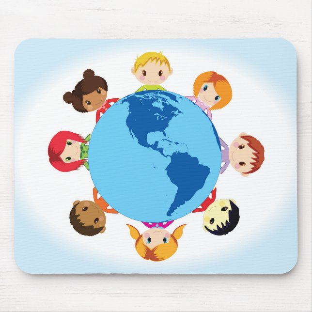 world kids mouse pad (Front)