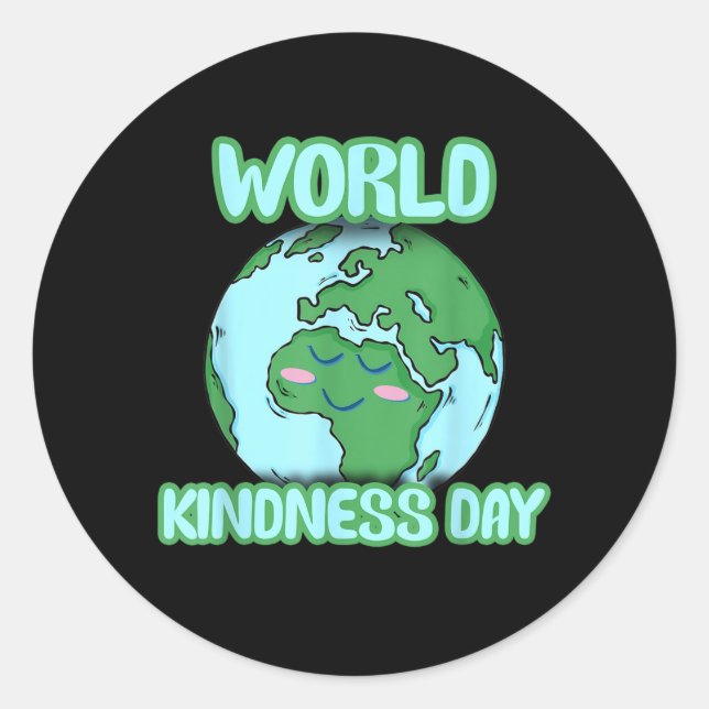 World Kindness Day 2021 Classic Round Sticker (Front)