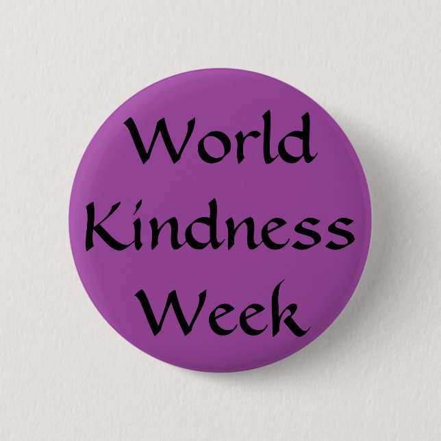 World Kindness Week 2 Inch Round Button (Front)