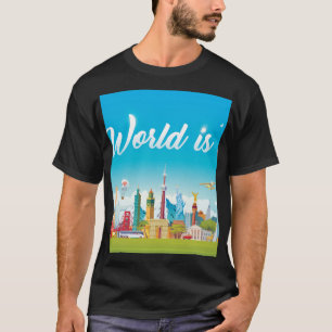 World Landmarks: Travel Vintage Set T-Shirt