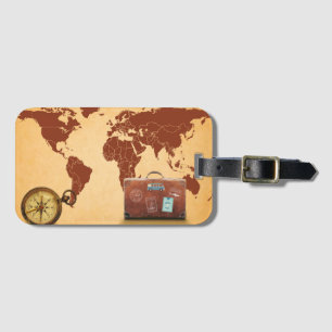 World Luggage Tag