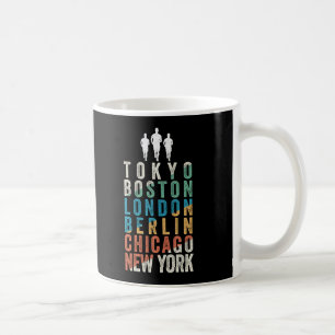 World Major Marathon Cities Coffee Mug
