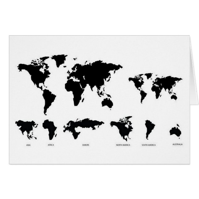 World map (Front Horizontal)