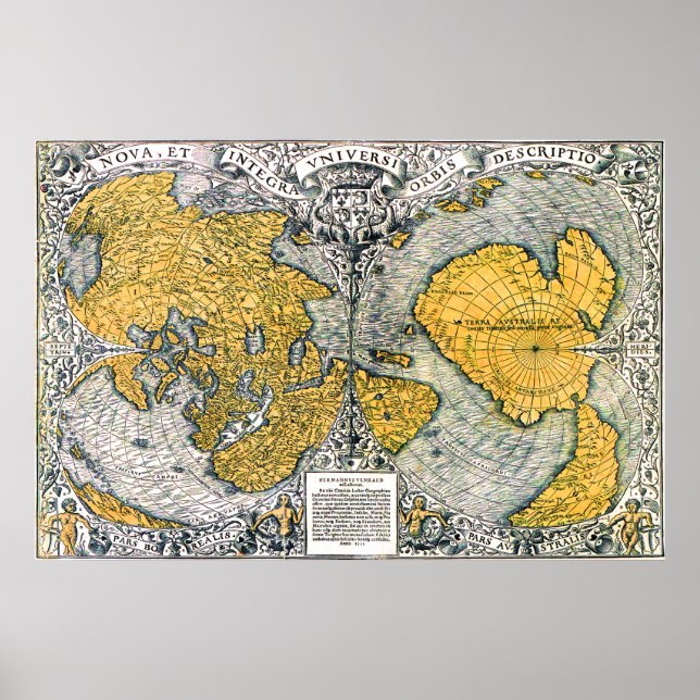 World Map 1531 Poster (Front)