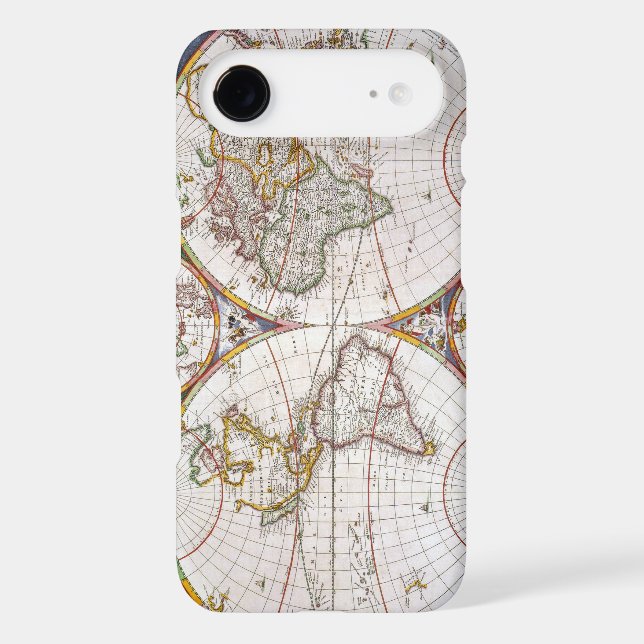 WORLD MAP, 17th CENTURY Case-Mate Samsung Galaxy Case (Back)