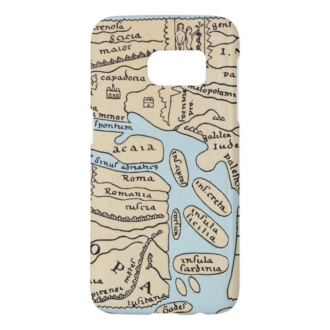 WORLD MAP 2ND CENTURY Case-Mate SAMSUNG GALAXY CASE (Back)