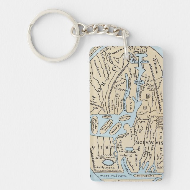 WORLD MAP 2ND CENTURY KEYCHAIN (Front)