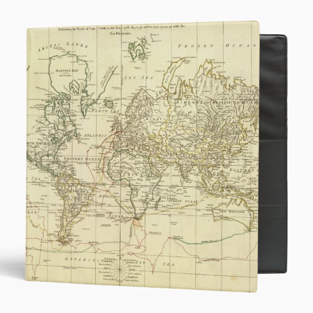 World Map 5 Binder (Front/Inside)