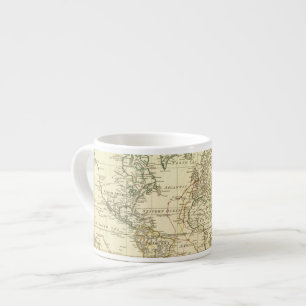 World Map 5 Espresso Cup